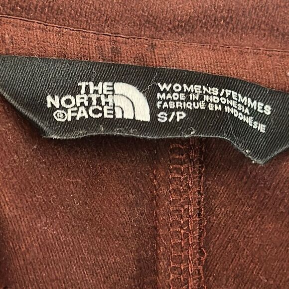 The North Face Jacket Women's Size Small Red Full Zip Windwall Soft Shell - Picture 5 of 10